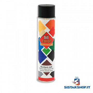 Hit Color- Vernice Spray Effetto Opaco 600 ml