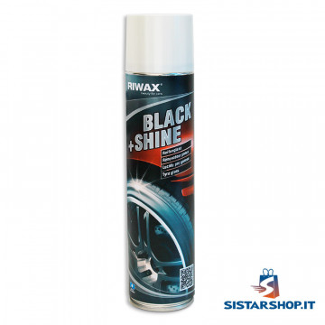 black shine riwax pulizia pneumatici auto