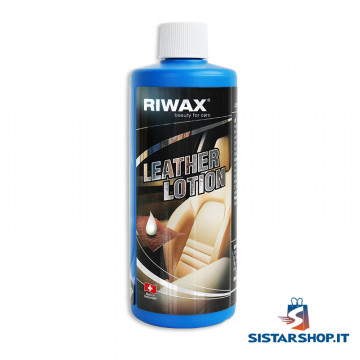 Leather Lotion Riwax latte nutriente per interni dell'auto in pelle